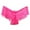 Hot Pink, variant on Women's Panties Sexy Lace Transparent Hot Spicy Thong Low Waist Seamless Breathable Solid Color Cotton Crotch T Shaped Pant Head Women Lingerie