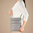 thumbnail image 2 of RFID Lambskin Patch Leather Crossbody Bag, 2 of 6
