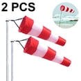 thumbnail image 2 of 2 pcs Weather Vane Outdoor Hanging Rip-Stop Wind Sock Rotating Windsock External Anemometer Package, 2 of 9