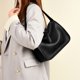 thumbnail image 4 of Bolso hombro mano casual Cuero PU suave con correa ajustable desmontable Monedero color sólido para mujer, 4 of 9