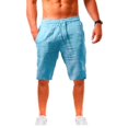 thumbnail image 1 of Nuevos pantalones cortos de lino y algodón para hombre, pantalones de lino de Color sólido transpirables de verano para hombre, ropa de calle de Fitness S-3XL Tan Jianjun  unisex, 1 of 2