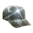 thumbnail image 2 of Disco Ball Mirror Hat Birthday Supplies Disco Cap for Stage Wedding Club Bar, 2 of 8