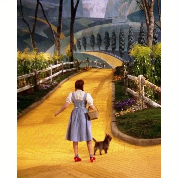Diamond Painting Kits for Adults, The Wizard of Oz Dorothy DIY Round Full Drill 5D Diamond Art for Home Wall Decor