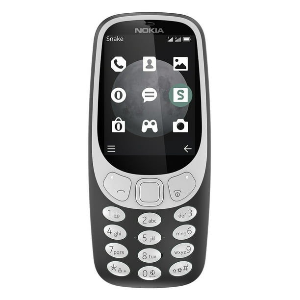 Nokia 3310 Ta 1036 Unlocked Gsm 3g Android Phone Charcoal Walmart Com Walmart Com