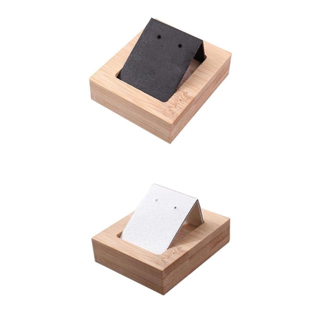 2 Piezas De Tjetero Y Bandeja Pa Pendientes, Organizador De Vitrinas, Decoración De Exhibición Sunnimix Tarjetas de exhibición de pendientes de papel