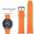 thumbnail image 3 of Correa de reloj de goma para la segunda generación de la serie JY8078, JY8075 y JY8101 Correa de silicona para pulsera Citizen Air Eagle Sky Eag de 22 mm, 3 of 5