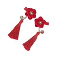 thumbnail image 3 of Traditional Chinese Tassels Hair Clip Chinese Style Accessories for Cosplay and Wedding 2Pcs, 3 of 3