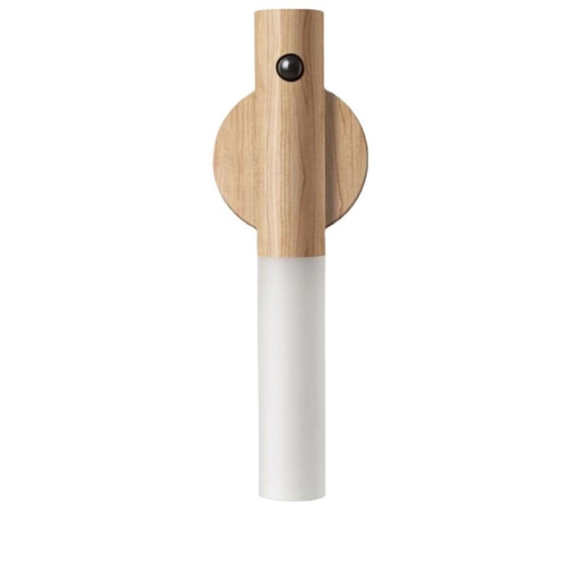 Aplique de pared Led de madera, luces nocturnas, aplique portátil con pilas