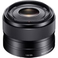 thumbnail image 2 of Sony E 35mm F1.8 OSS Standard Prime Lens (SEL35F18) – APS-C E-Mount | Bright F1.8 Aperture | Built-In Optical SteadyShot | BackPack, 64GB Card, Flex Tripod, Cap Keeper, Cleaning Kit and More, 2 of 8
