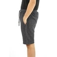 thumbnail image 4 of At The Buzzer Sweat Shorts for Men with Pockets and Drawstring (Navy, X-large), 4 of 6