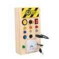 thumbnail image 4 of Runquan Busy Board with LED Lights Sturdy Practical for Kids Girls and Boys Ages 1-3, 4 of 8