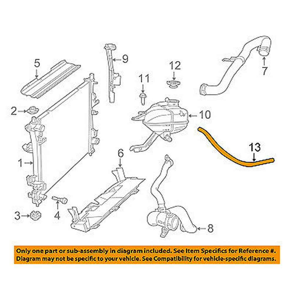 Jeep CHRYSLER OEM 2016 Grand Cherokee 3.0LV6 RadiatorHose 68316519AA