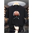 thumbnail image 1 of T-Shirt d'Été Décontracté pour Hommes avec Imprimé Basketball - Col Rond, Manches Courtes - Parfait pour Usage Quotidien et Sports, 1 of 5