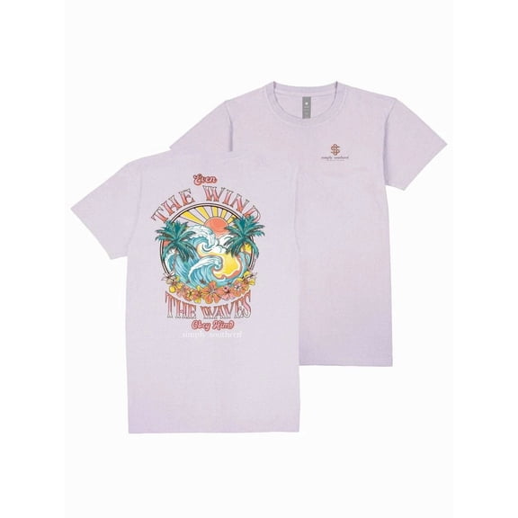 Simply Southern Obey Him Lilac T-Shirt