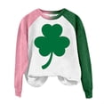 thumbnail image 5 of Chemise de la Saint-Patrick pour Femmes, Chandails en Molleton Décontractés à Manches Longues, Imprimé Graphique Amusant, 5 of 5