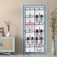 thumbnail image 4 of Shoe Organizers Hanging Over the Door  24 Large Mesh Pockets Over The Door Shoe Rack  Hanging Shoe Organizer for Closet Hanging Sh, 4 of 6
