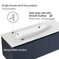 thumbnail image 6 of BNK 48'' Wall-Mounted Bathroom Vanity with White Sink, Modern Floating Vanity Set, Single Bathroom Vanity and Sink Combo, with 3-Door Cabinet, 6 of 8