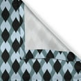 thumbnail image 4 of Ambesonne Geometric Window Valance, Surreal Leaf Pattern, 54" X 18", Slate Blue Black, 4 of 5
