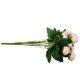thumbnail image 3 of Ramo de flores artificiales de 15 cabezas, simulación de flores, decoración floral, oficina en casa, adorno de flores falsas, rosa claro Scienceny HA8258-01B, 3 of 6