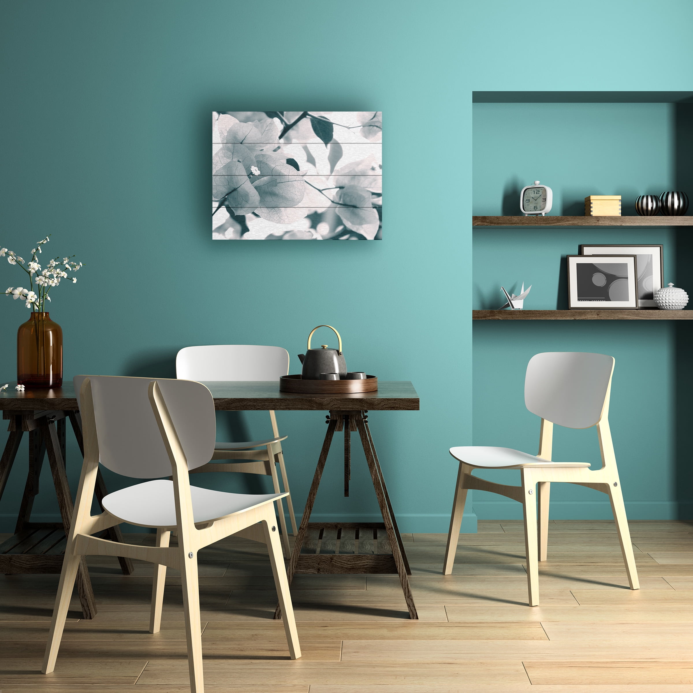 Trademark Fine Art 'About a Flower' Wooden Wall Art Art by Beata Czyzowska Young