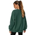 thumbnail image 2 of Xoenoiee Christmas Tree Bow Star Print Women's Oversized Sweatshirts with Pockets, Xmas Crewneck Long Sleeve Tunic Pullover Shirts 2025 Fall Clothes Plus Size, Size L, 2 of 7