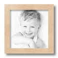 thumbnail image 2 of ArtToFrames 9x9 Inch Hard Maple Picture Frame, This Brown Wood Poster Frame is Great for Your Art or Photos, Comes with Regular Glass (4847), 2 of 8
