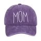 thumbnail image 3 of Gorra de béisbol bordada para mamá, regalo para el Día de la Madre, moderna, ajustable, elegante, para verano. Púrpura, 3 of 9