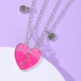 thumbnail image 1 of Collar Bff para 2 lindos colgantes de corazón dividido mejores amigos para siempre amistad mejores collares de amigos para niñas, hermanas, 1 of 3