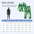 thumbnail image 4 of Xecao Happy saint Patricks day Print Pajamas Set Mens Pajamas Long Sleeve Loungewear Two-Piece Sleepwear Button-Down Pjs Set,2PJS-Medium, 4 of 7