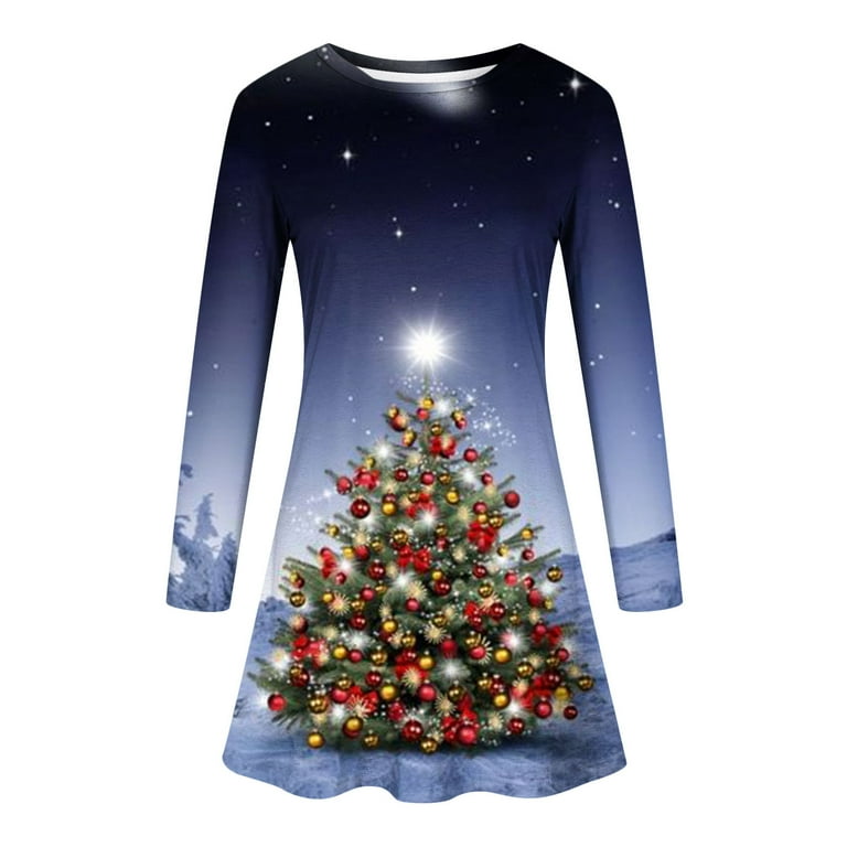 white christmas dresses Girls' Holly Jolly Christmas 3/4 Sleeve Pocket Twirl Dress Size: 4T Toddler by Mila & Rose main image 0