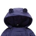 thumbnail image 5 of PureCasa Jumpsuit for Toddler Boys Girls Winter Warm Snowsuit Outwear Newborn Hooded Footed Romper Jumpsuit for 0-24 Months, 5 of 6