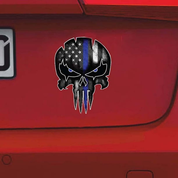 Punisher Skull Kit Sticker Set of 2 - Truck Decals