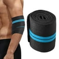 thumbnail image 6 of APLVFFZH 2xElbow Wrap Weightlifting Elbow Support for Pull up Bar Training Sports Blue, 6 of 9