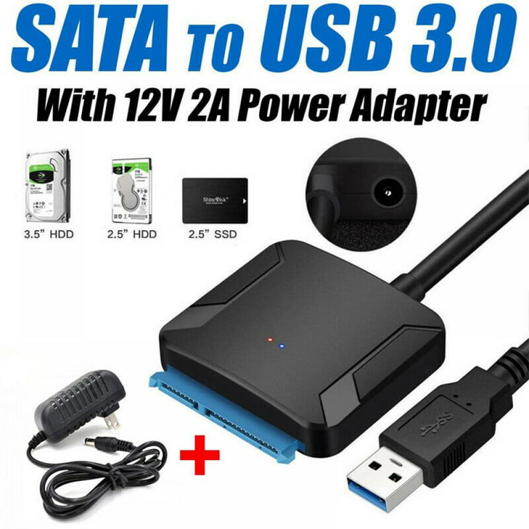 StarTech.com USB 3.0 to 2.5 SATA III Hard Drive Adapter Cable w/ UASP -  SATA to USB 3.0 Converter for SSD / HDD