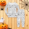 thumbnail image 3 of Kcolen DIY Halloween Colorable Pants Set 2 Piece, Hand Painted Long Sleeve T-Shirts and Pants Funny Halloween Gifts Outfit Coloring Preppy Clothes, 3 of 4