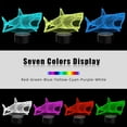 thumbnail image 2 of YSITIAN Animal Shark Gifts for Shark Lovers 3D Illusion Night Light Touch Lamp, Creative RGB Led, Christmas Birthday Decorations Gifts YT02-161, 2 of 5