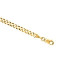 thumbnail image 2 of JewelStop 14K Yellow Gold Polished Finish 3.6mm Comfort Curb Chain with Lobster Lock - 16", 2 of 6