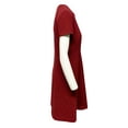 thumbnail image 2 of Pre-Owned Boss Sheath Dress in Burgundy Wool, 2 of 2