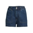 thumbnail image 5 of No Boundaries Juniors' Carpenter Elastic Waist Shorts, 5 of 5