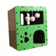 thumbnail image 5 of Casa de juegos de cartón para gatos, castillo de 2 capas, juguete de molienda con garra divertida, tablero rascador, condominio para decoración del, 5 of 9