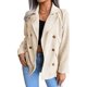 thumbnail image 1 of Abrigo informal, chaqueta con botones, diseño reversible, chaqueta con botones, abrigo con botones, confiable y duradero, 1 of 5