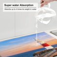 thumbnail image 5 of Yiaed Lighthous1 Print Highly Absorbent Microfiber Kitchen Counter Mat, Dish Drying Pad for Dishes, Utensils, Pots and Pans, Large 18" x 24", 5 of 7