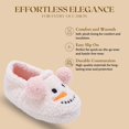 thumbnail image 3 of Kensie Toddler Girls' Sherpa Slippers – Cozy Plush Slip-On House Shoes, Soft Indoor Slippers for Little Girls, 3 of 9