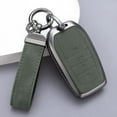 thumbnail image 6 of Compatible with Toyota Key Fob Cover with Keychain Leather Key Case Protector for Avalon Camry Corolla RAV4 Sequoia Highlander Smart Key, 6 of 7