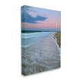 thumbnail image 3 of Stupell Industries Sunset Moon Warm Pink Beach Sky Coastal Photography Gallery Wrapped Canvas Print Wall Art, 3 of 5
