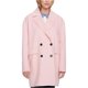thumbnail image 2 of Tommy Hilfiger Abrigo de doble botonadura para mujer, rosa, XS Tommy Hilfiger Abrigo, 2 of 2