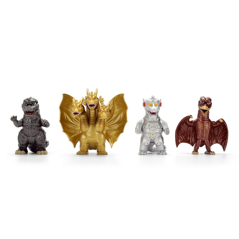GODZILLA フィギュア　4体　まとめ売り Godzilla Metalfigs 4-Pack Toho Monsters Collectible Figures 2.5