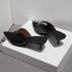 thumbnail image 4 of Sandalias de color caramelo a la moda para mujer, zapatillas de tacón fino con punta en pico para verano, zapatos informales Wmkox8yii hj789, 4 of 5