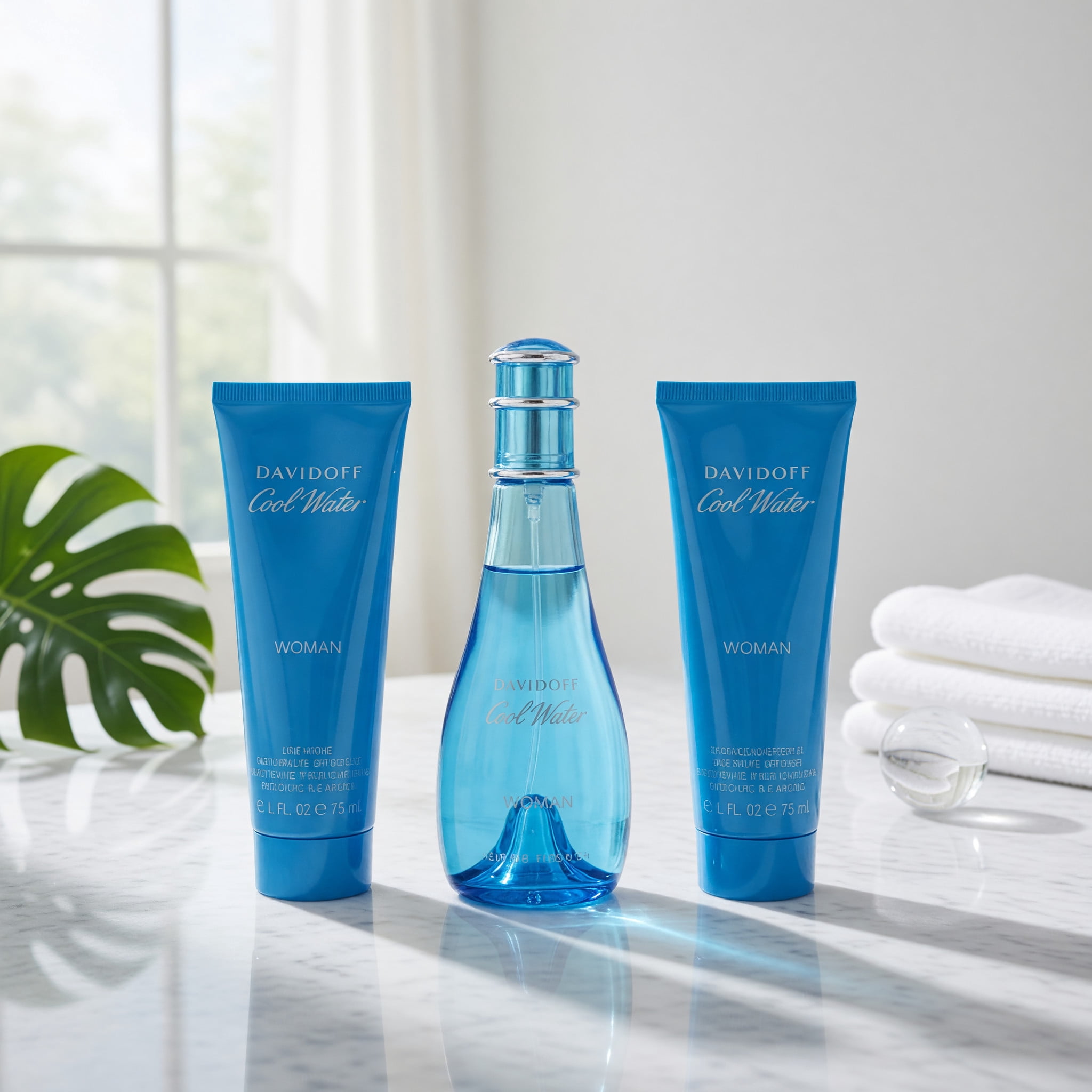 Cool Water by Davidoff Women's Perfume Gift Set - Includes Eau De