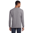 thumbnail image 5 of Gildan Men DryBlend 50/50 Long Sleeve T-Shirt, Moisture-Wicking Crew Neck Tee, Graphite Heather, XL, 5 of 5